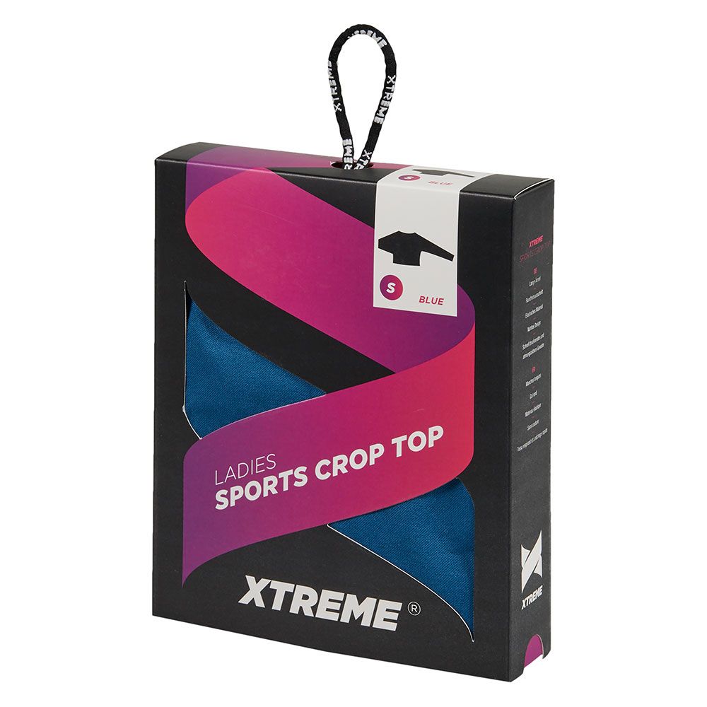 Xtreme Sportswear Croptop lange mouwen Dames Blauw