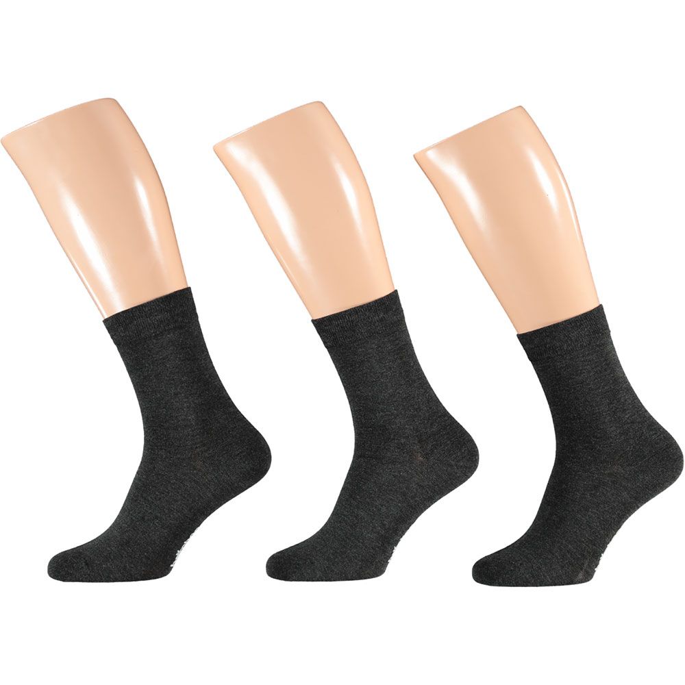 Apollo Sokken Basic Bamboo Antraciet Melange 9-pack