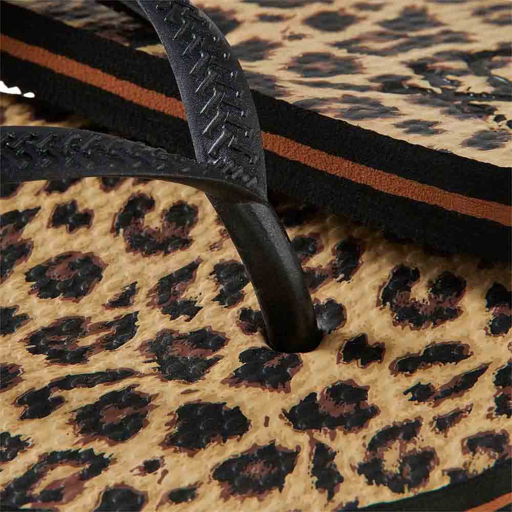 XQ Teenslippers Dames Panter Print 