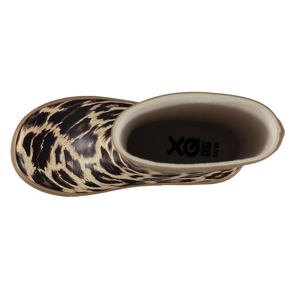 XQ Kinder Regenlaarzen Printed Panter Print