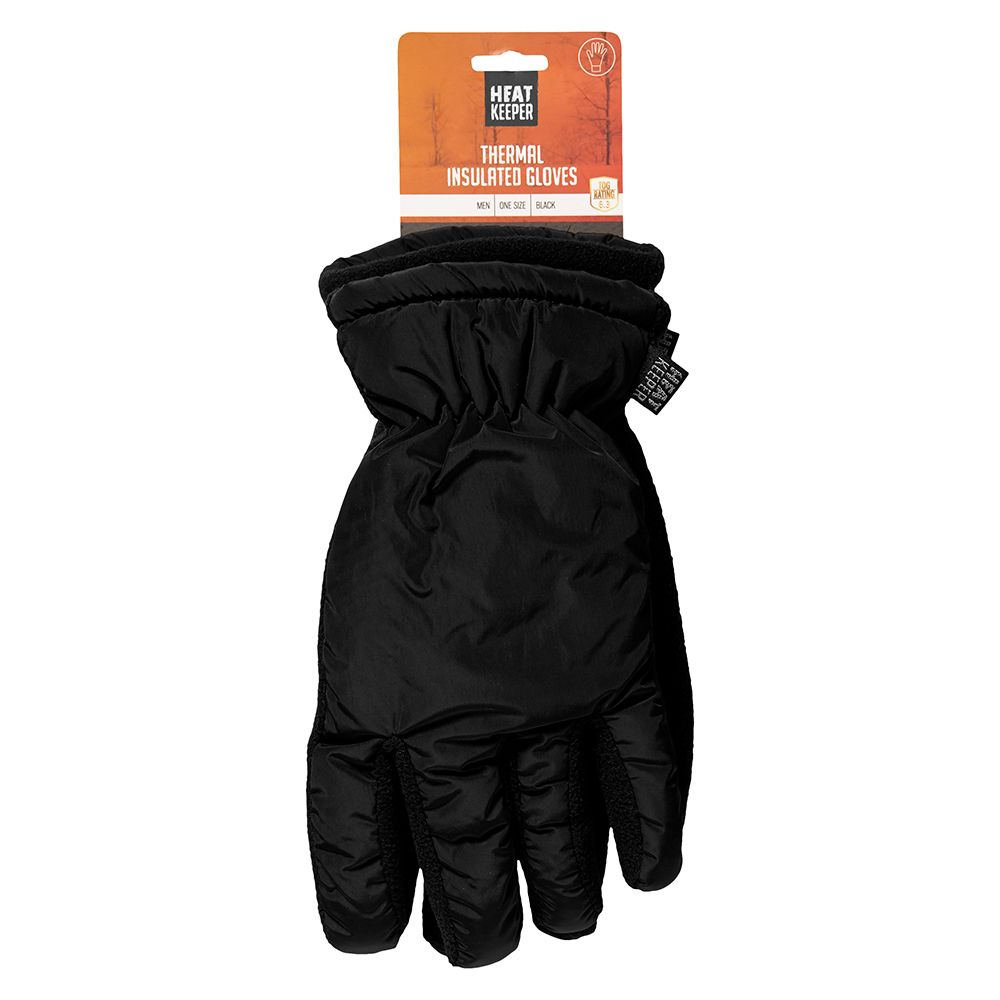 Heatkeeper Thermo Handschoenen Heren Mega Zwart