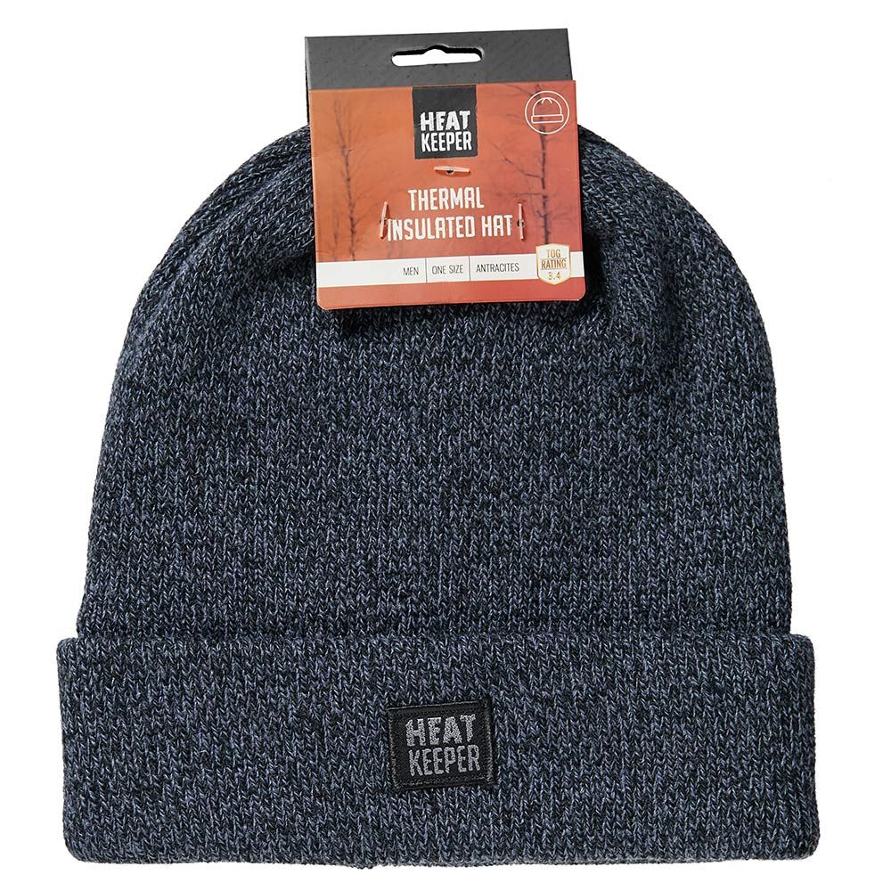 Heatkeeper Thermo Muts Water en Windproof Antraciet