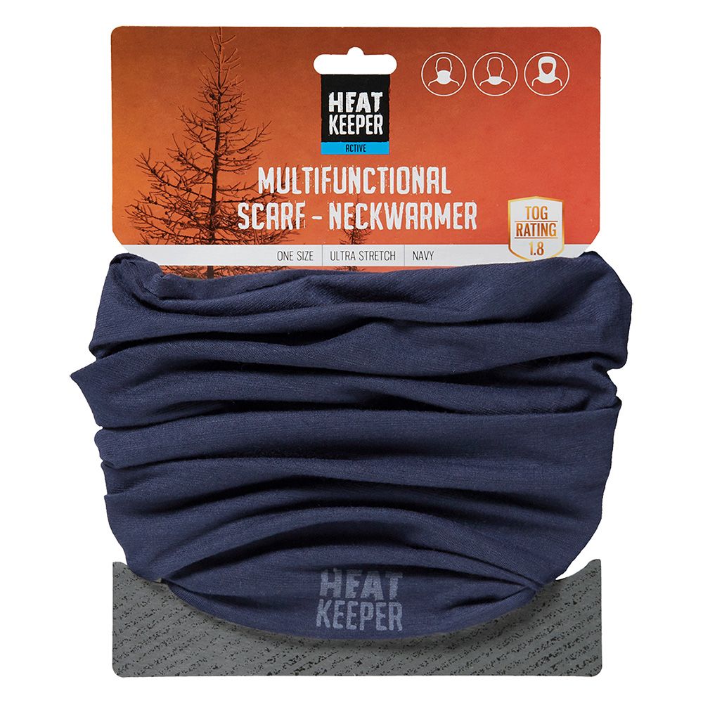 Heatkeeper Multifunctionele Sjaal/Nekwarmer Navy