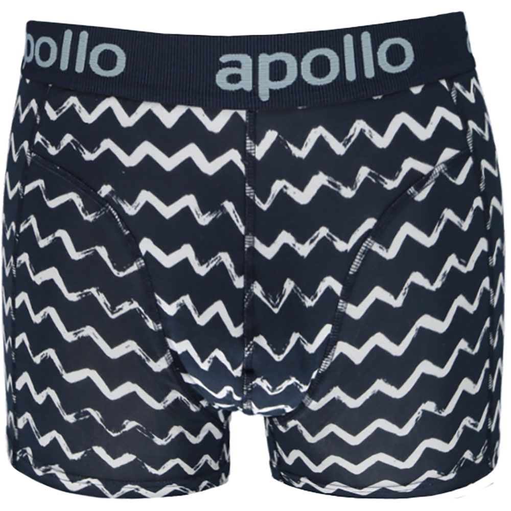 Apollo Boxershorts Heren Blue / Green Print 3-pack