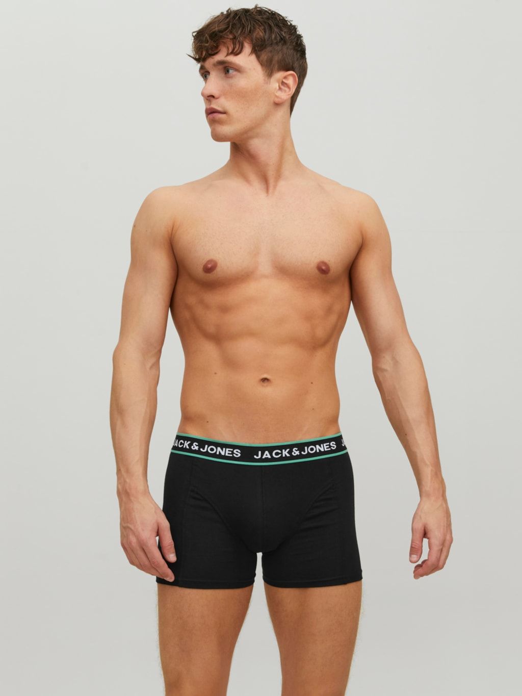 Jack & Jones Boxershorts JACFLOWER Trunks 3-pack Zwart / Navy