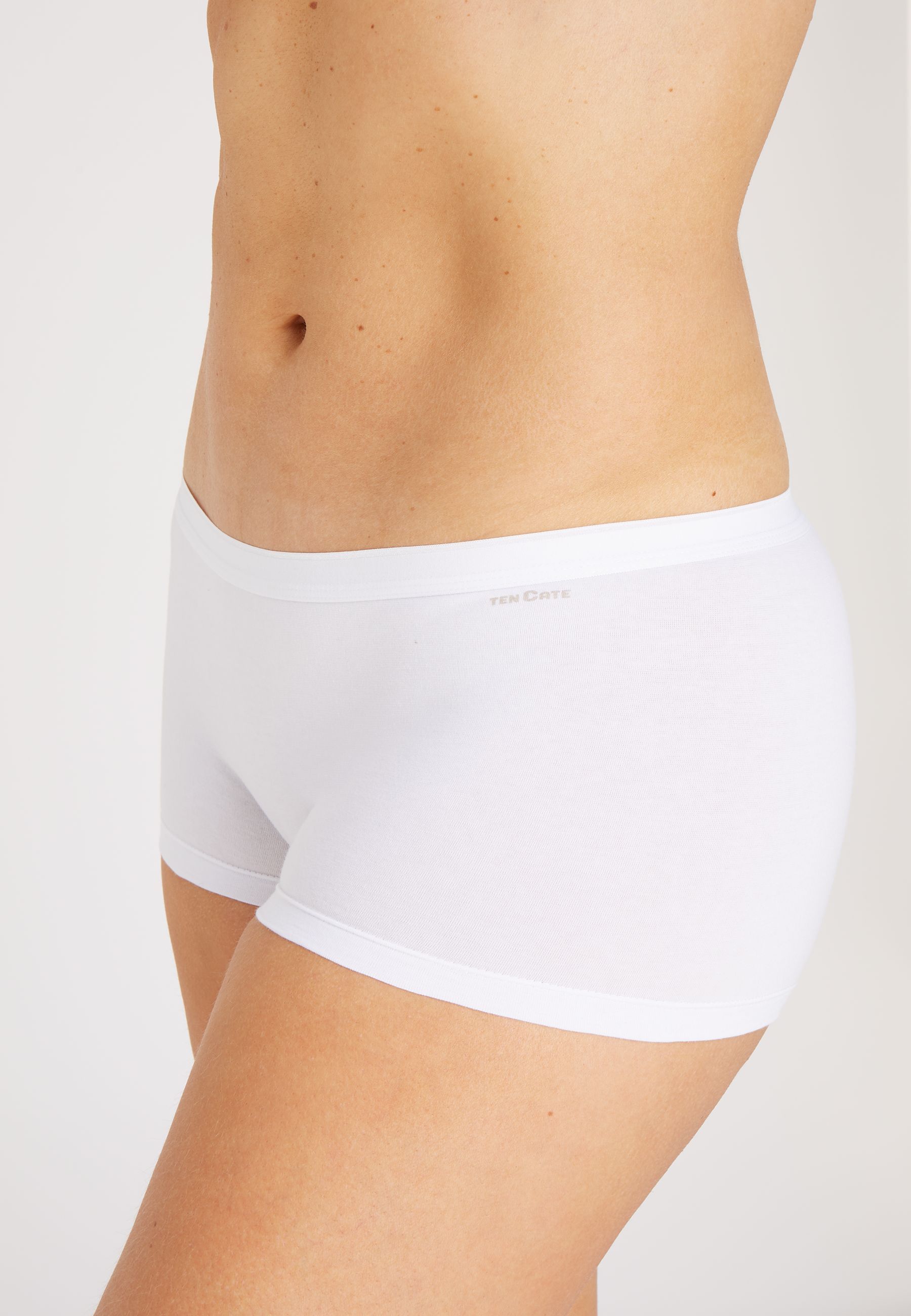 Ten Cate Basics Organic Cotton Stretch Short 4-pack Wit