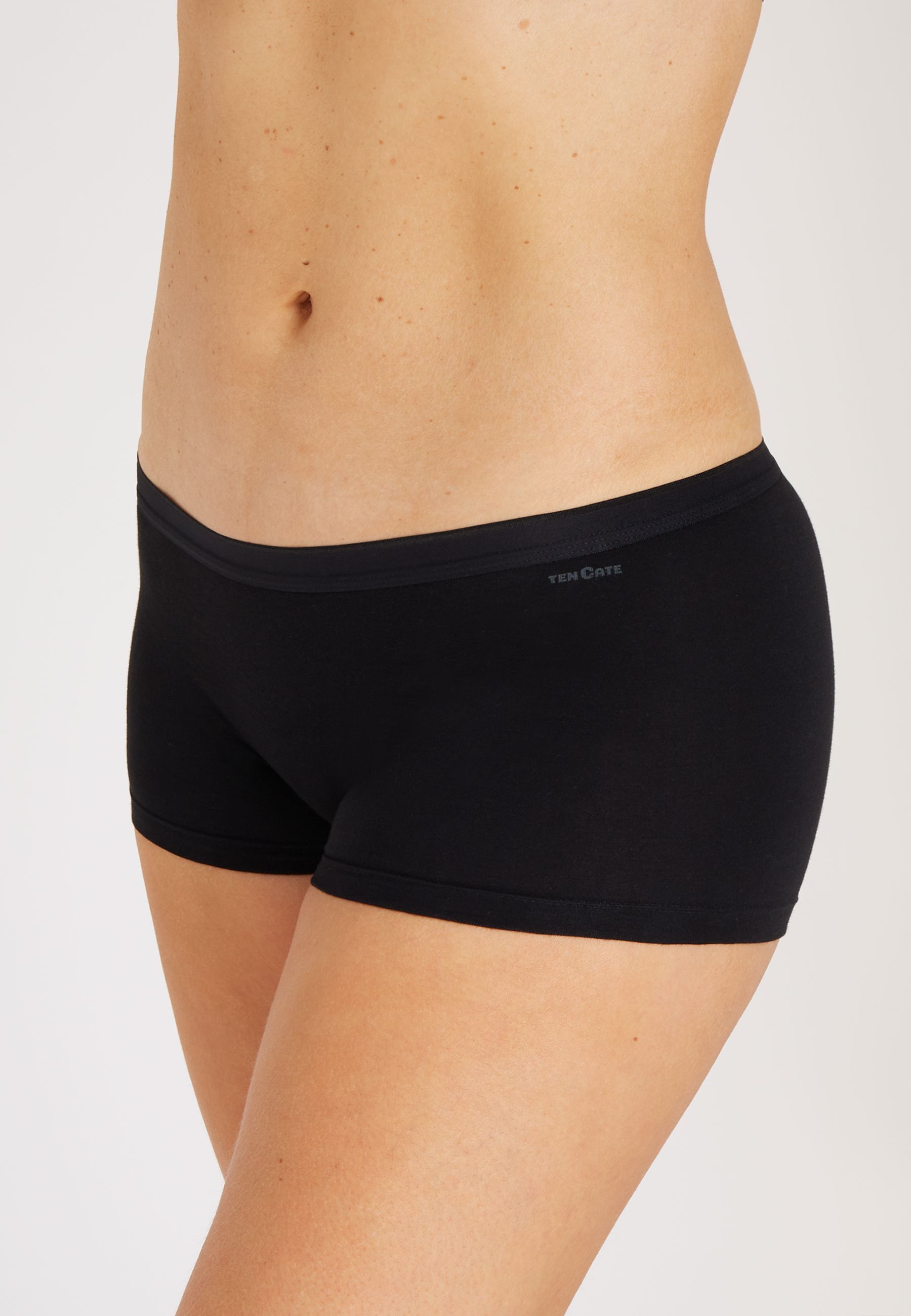 Ten Cate Basics Organic Cotton Stretch Short 4-pack Zwart