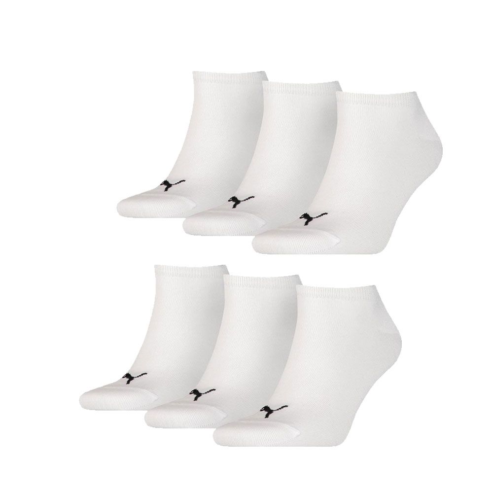 Puma Sneakersokken 6-pack Wit