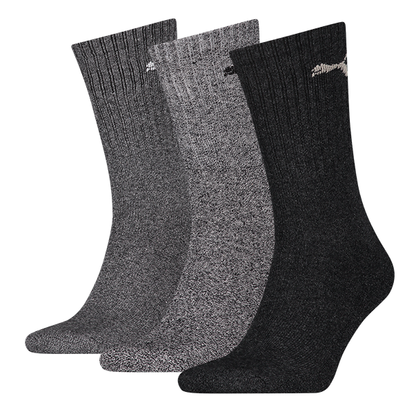 Puma Sportsokken Anthracite/Grey 3-pack