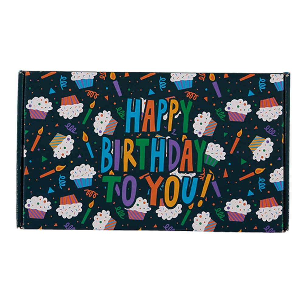 Apollo Sokken Giftbox Verjaardag Heren Balloons & Dots met gratis wenskaart