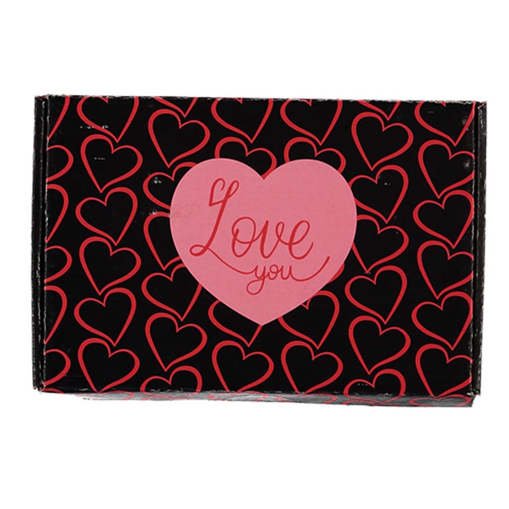 Apollo Valentijn Cadeau Sokken Giftbox Cupid Hearts Dames met gratis wenskaart