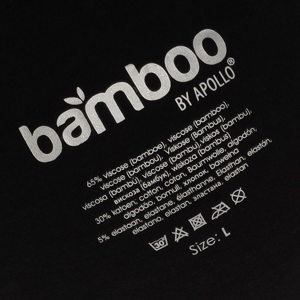 Apollo Singlet Dames Bamboo Zwart 4-pack