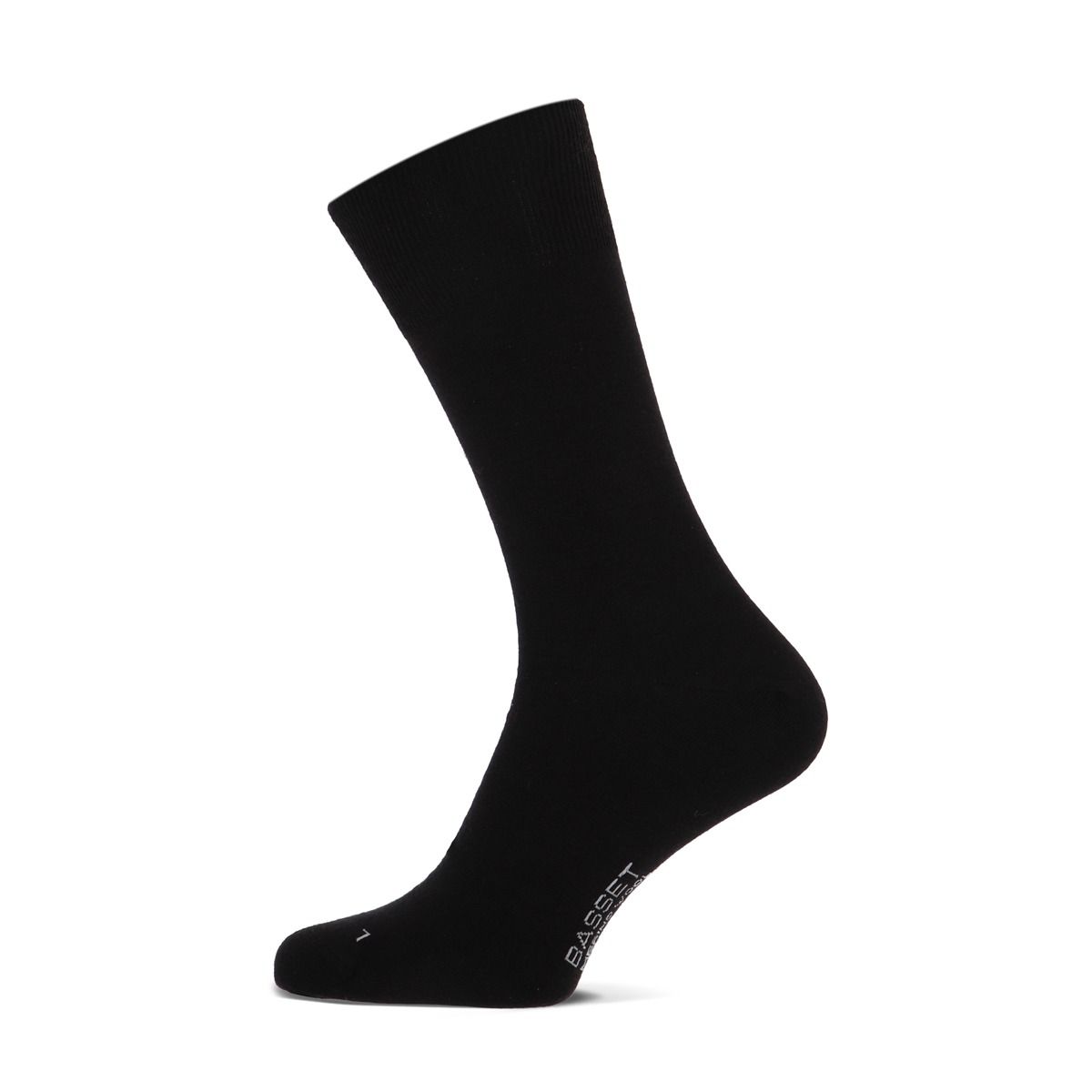 Basset Merinowollen Sokken Casual 3-pack Zwart
