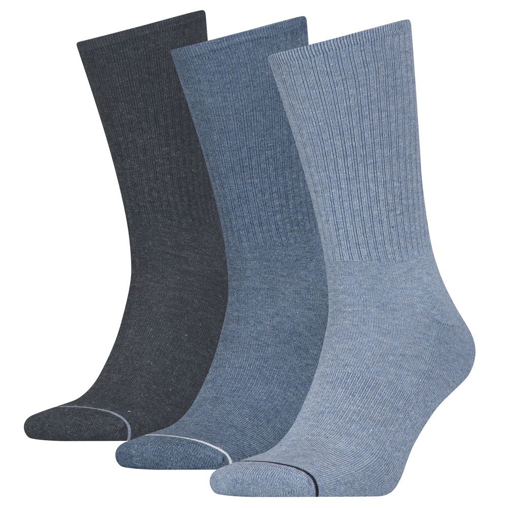Calvin Klein Heren Sokken Athleisure 3-pack Denim Melange