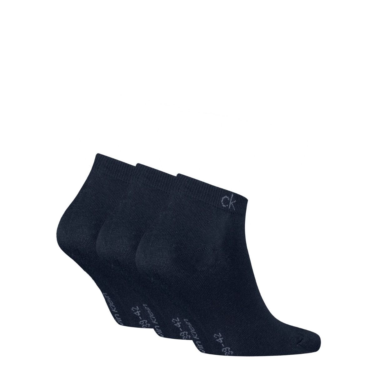 Calvin Klein Sneakersokken Heren 3-pack Navy