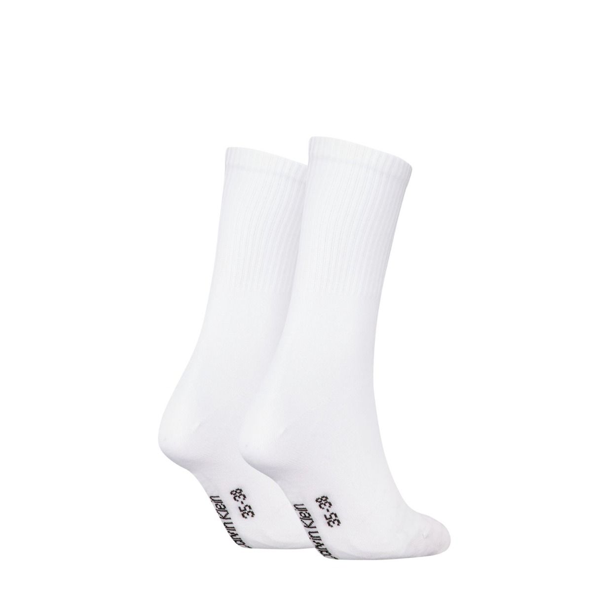 Calvin Klein Sokken Dames Monogram 2-pack Wit