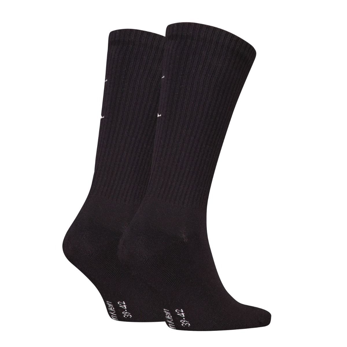 Calvin Klein Sokken Heren Monogram 2-pack Zwart