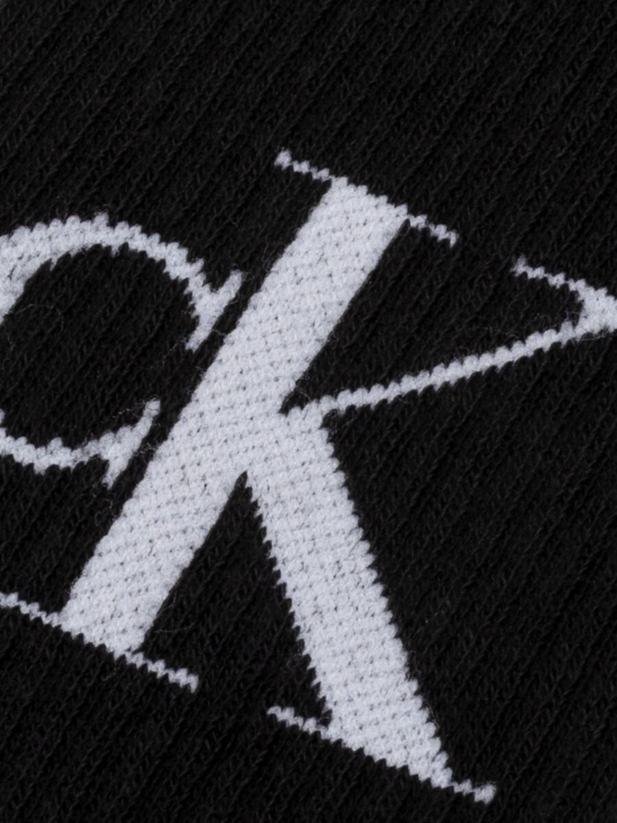 Calvin Klein Sokken Heren Monogram 2-pack Zwart