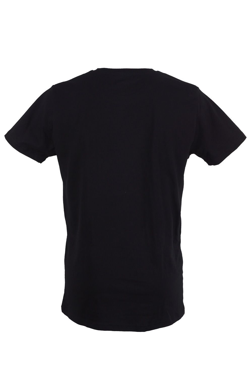 Vinnie-G Heren T-shirt Ronde hals Zwart 4-pack