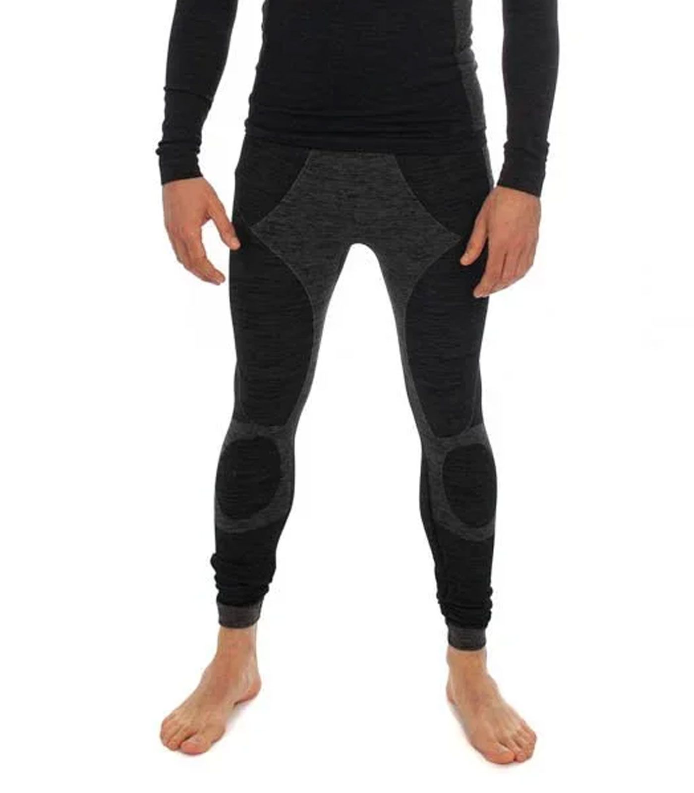 Heatkeeper Thermo Legging Heren Premium Zwart Melange