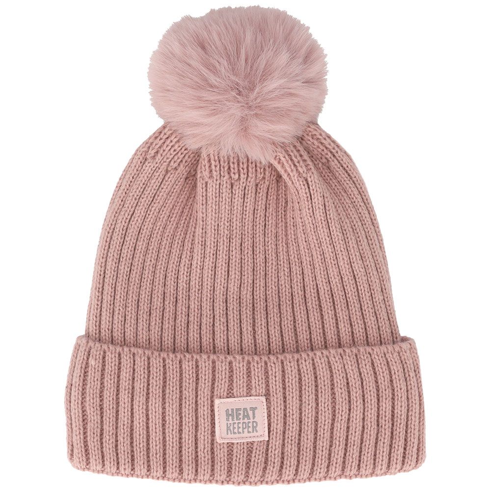 Heatkeeper Thermo Muts met Pompon Dames Pink
