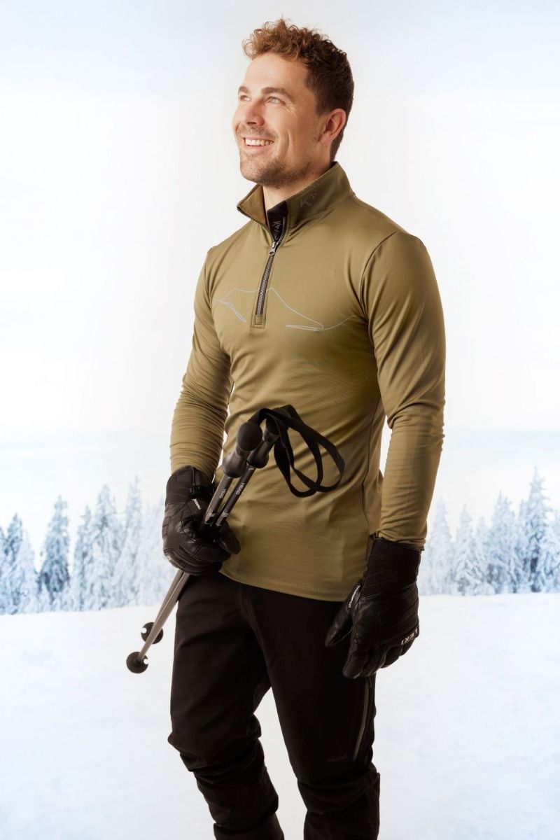 KOU Sportswear Skipully Heren Mountain Olijf
