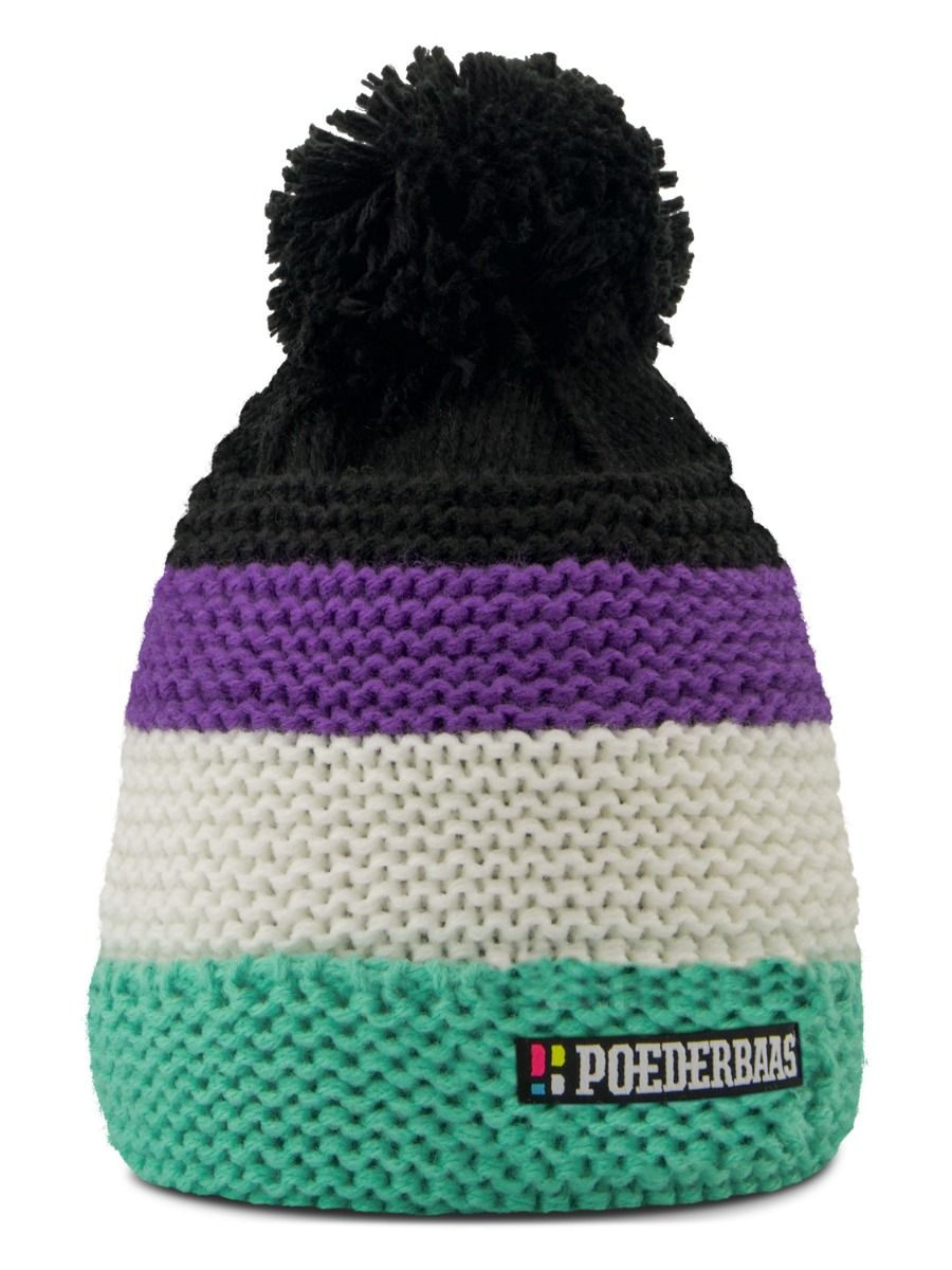 Poederbaas Muts Classic Colorful Beanie 2.0 Multi Green