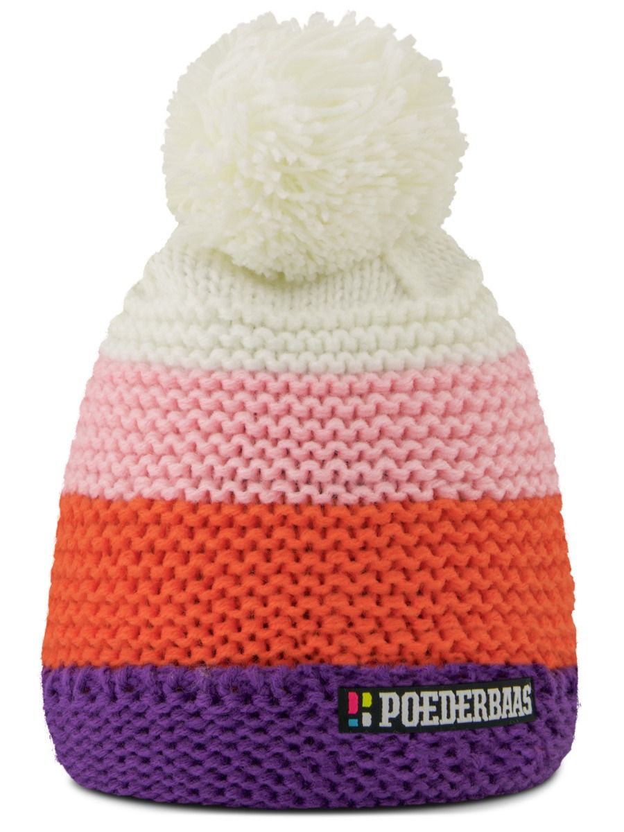 Poederbaas Muts Classic Colorful Beanie 2.0 Multi Purple