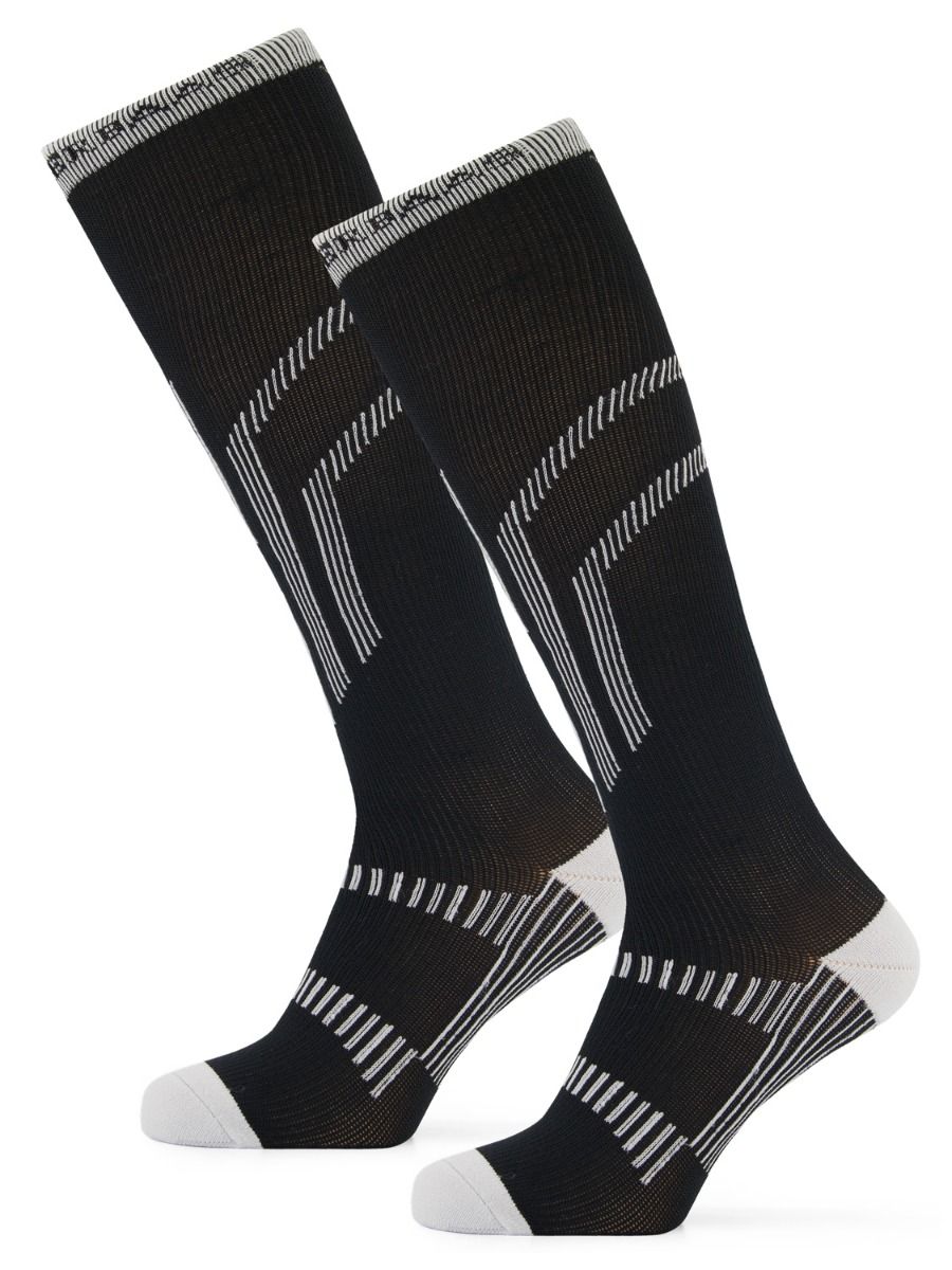 Poederbaas Skisokken Lightweight 2-pack Zwart