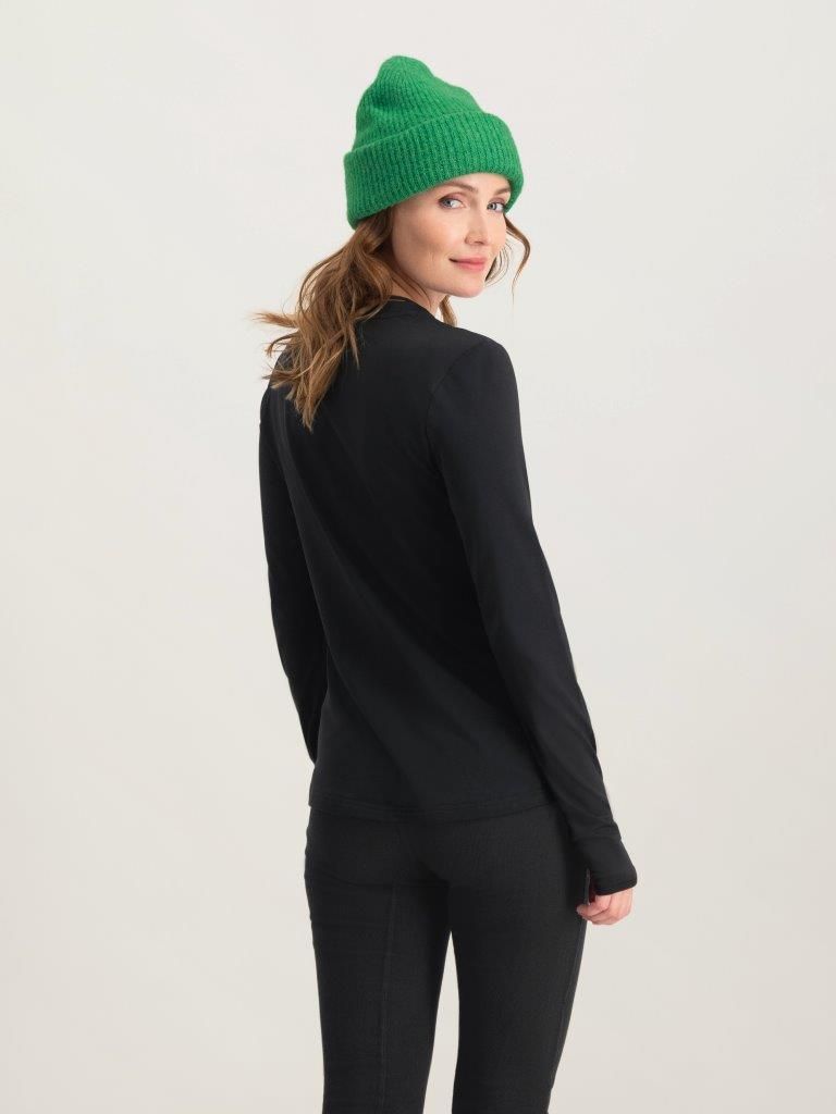 Poederbaas Four Seasons Lightweight Longsleeve Dames Zwart