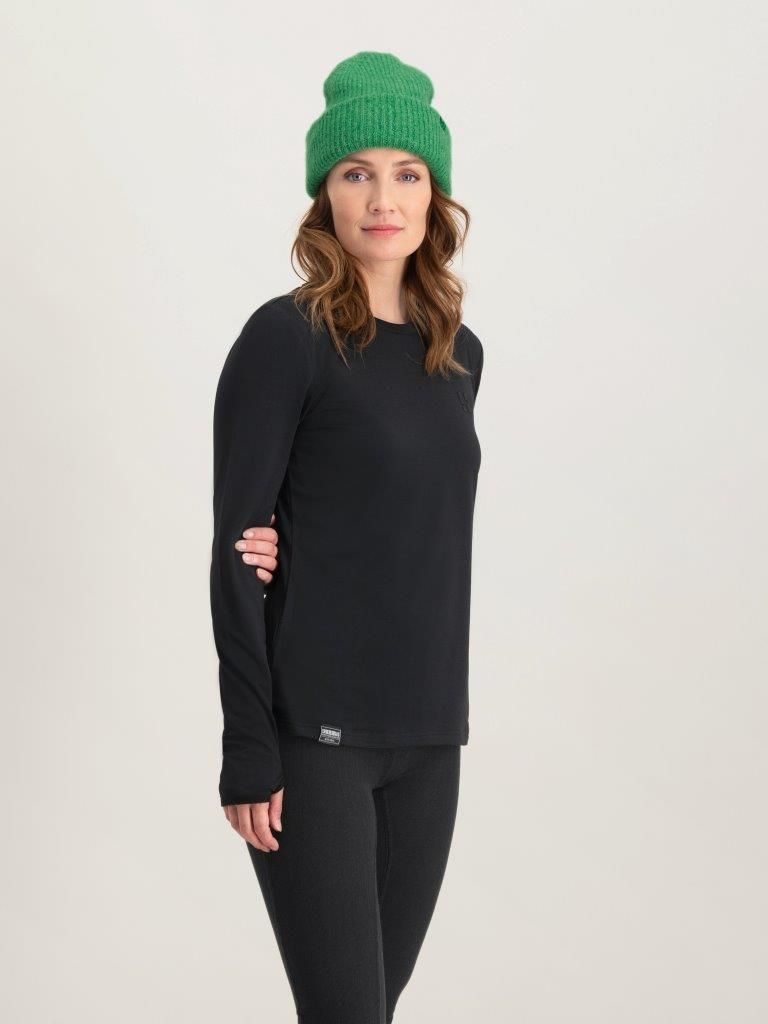 Poederbaas Four Seasons Lightweight Longsleeve Dames Zwart
