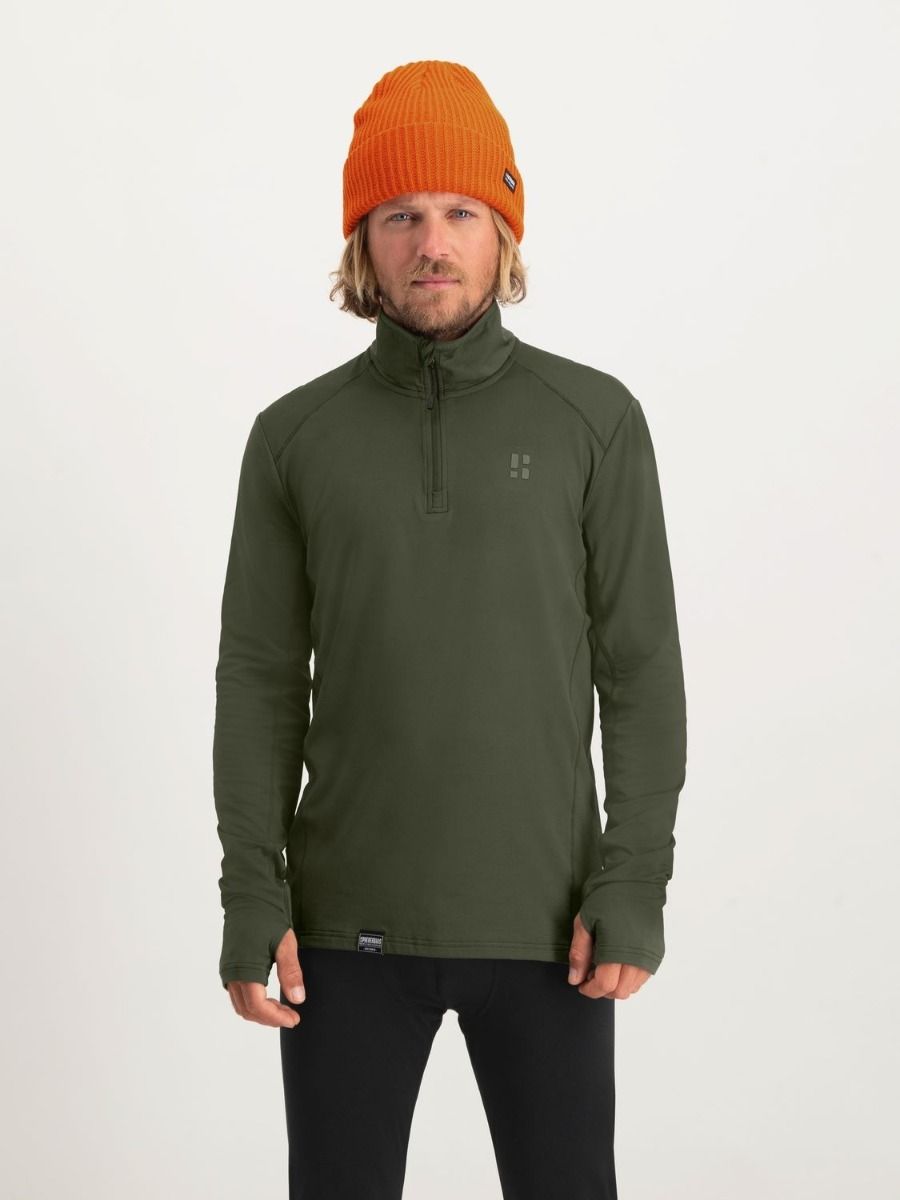 Poederbaas Midlayer Pully Heren Four Seasons Lightweight Groen