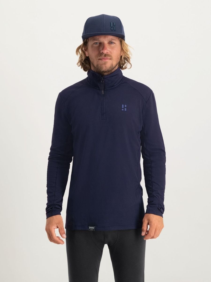 Poederbaas Midlayer Pully Heren Four Seasons Lightweight Navy