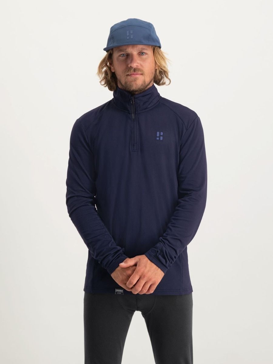 Poederbaas Midlayer Pully Heren Four Seasons Lightweight Navy