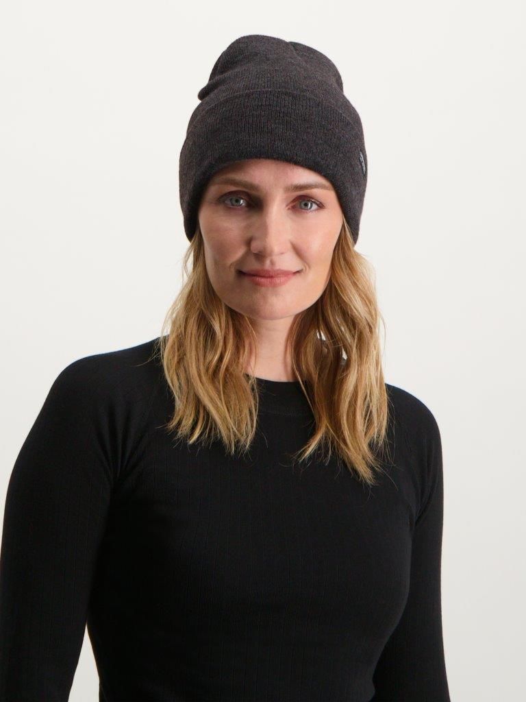 Poederbaas Muts Park Beanie Antraciet