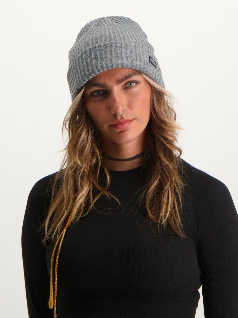 Poederbaas Muts Royal Rib Beanie Grijs
