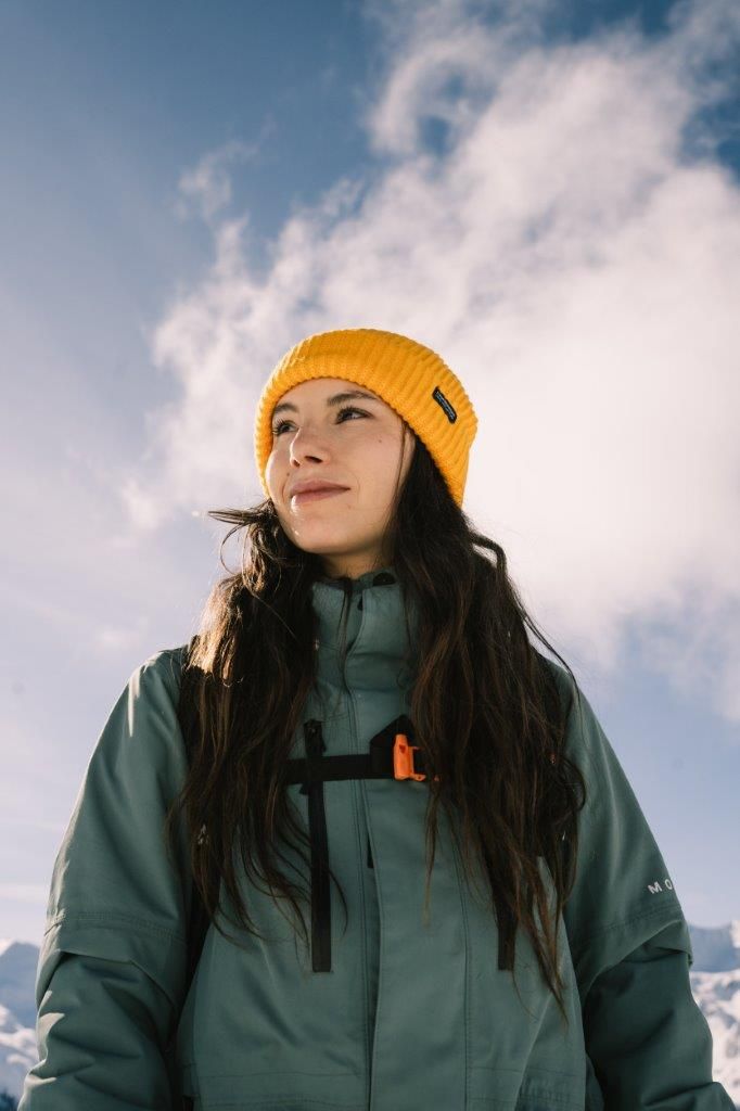 Poederbaas Muts Royal Rib Beanie Yellow