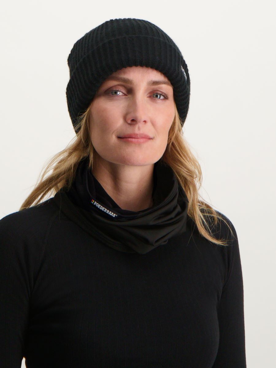 Poederbaas Nekwarmer Sport Zwart