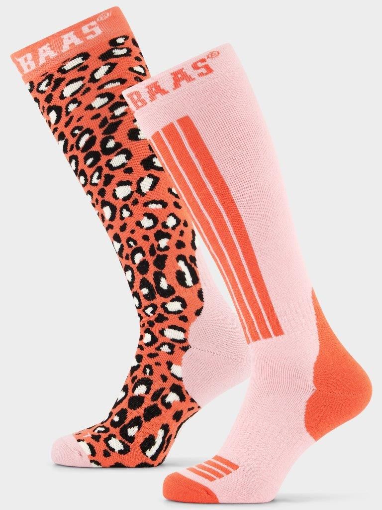 Poederbaas Skisokken 6-pack Panther Orange