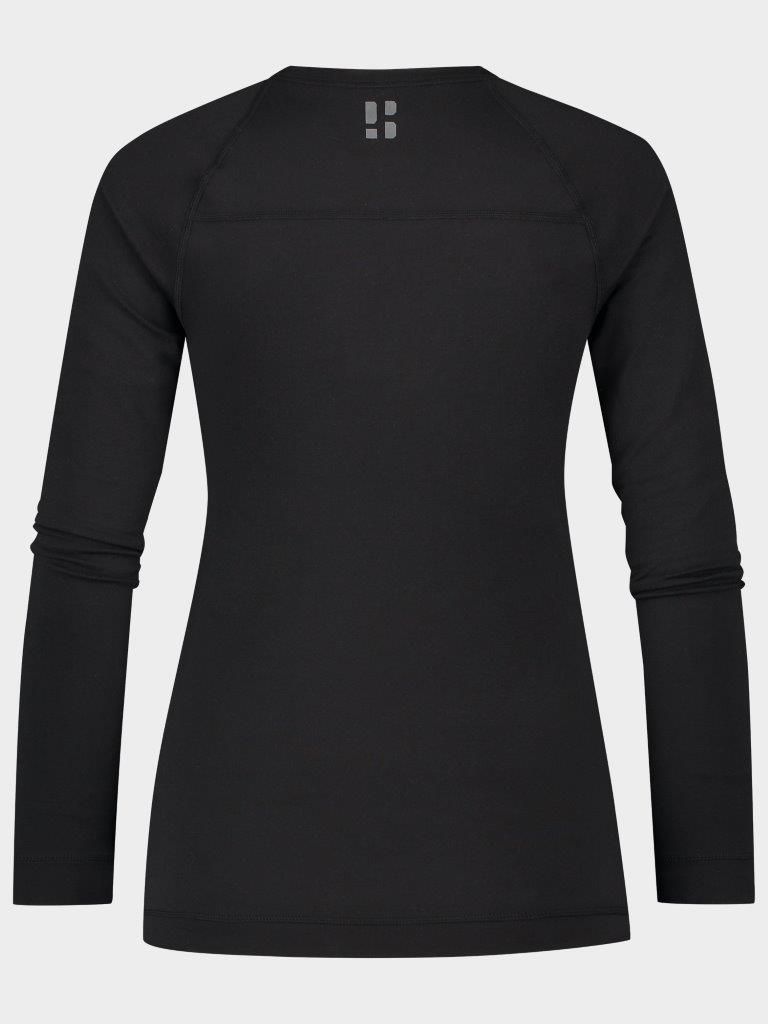 Poederbaas Thermoshirt Dames Lightweight Zwart