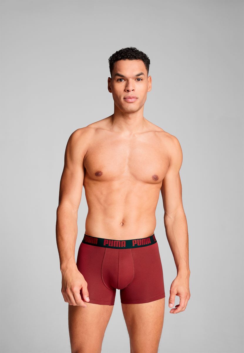 Puma Boxershorts Basic 2-pack Burgundy