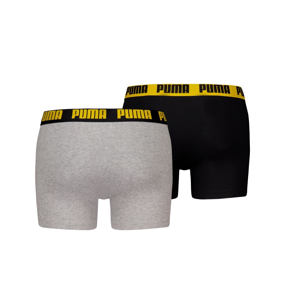 Puma Boxershorts Basic 2-pack Grey/Black/Yellow