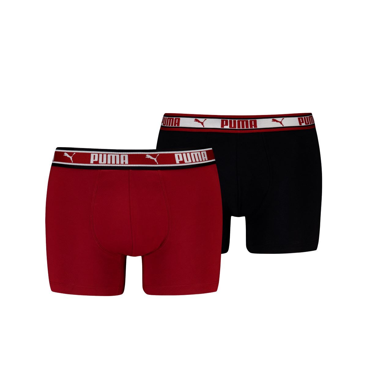 Puma Boxershorts Dual Logo 2-pack Burgundy