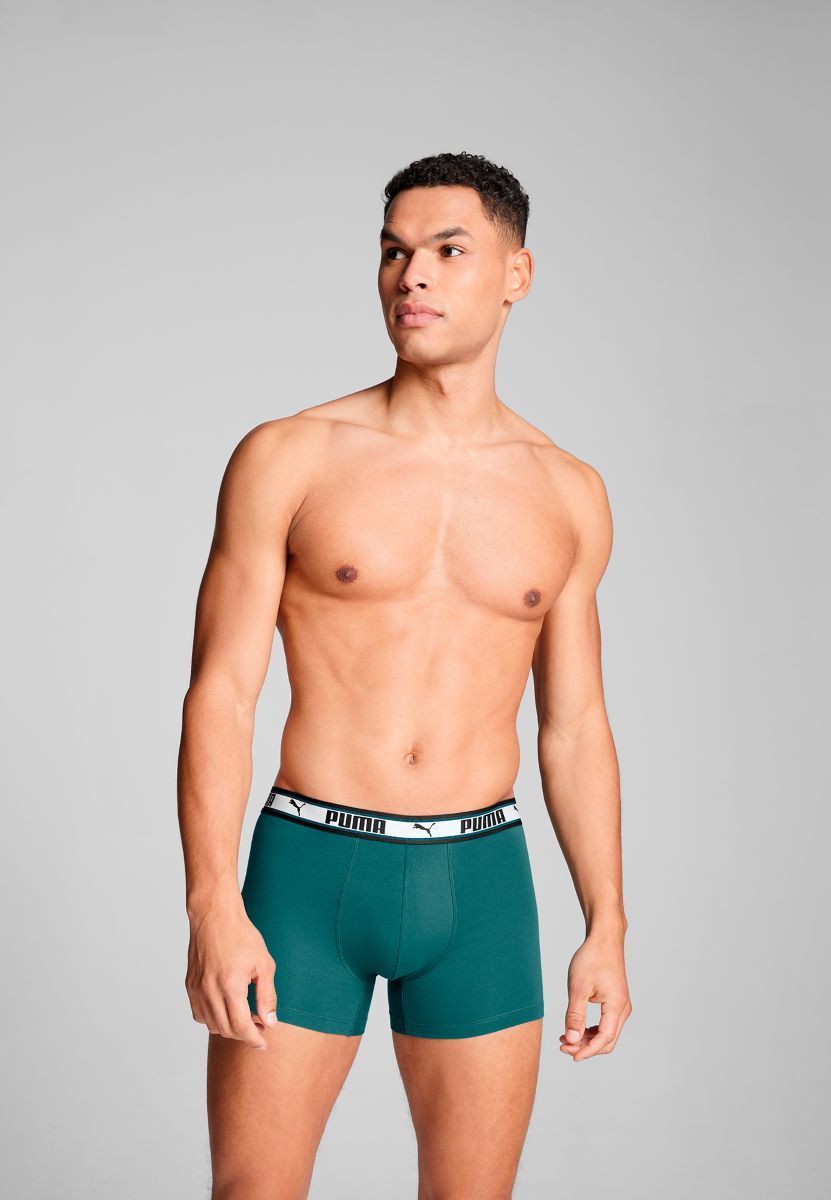 Puma Boxershorts Dual Logo 2-pack Sea Green