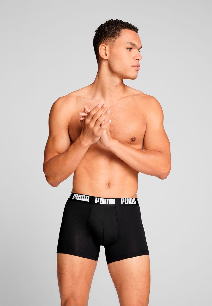 Puma Boxershorts Everyday Basic 2-pack Black / Black