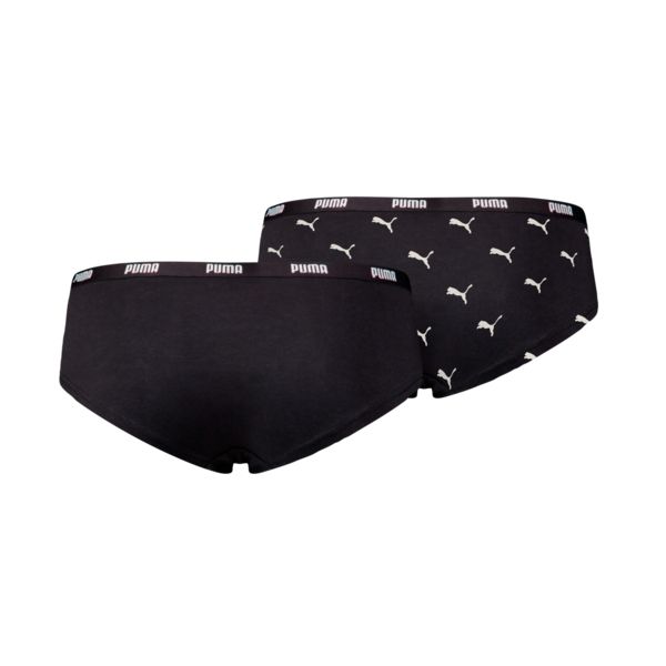 Puma Dames Hipsters Cat Logo 8-pack Zwart/Heartfelt