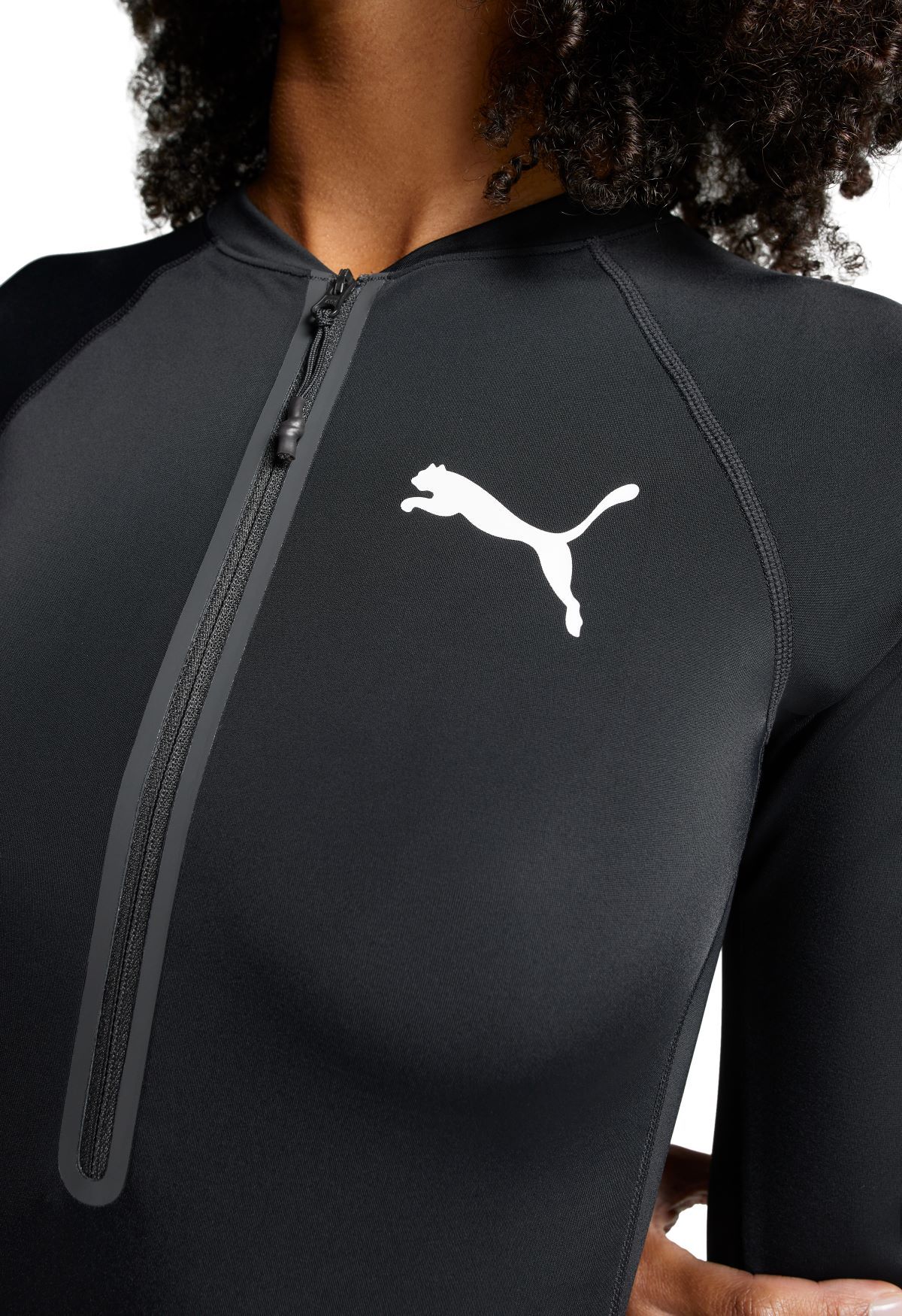 Puma Long Sleeve Surfpak Dames Zwart