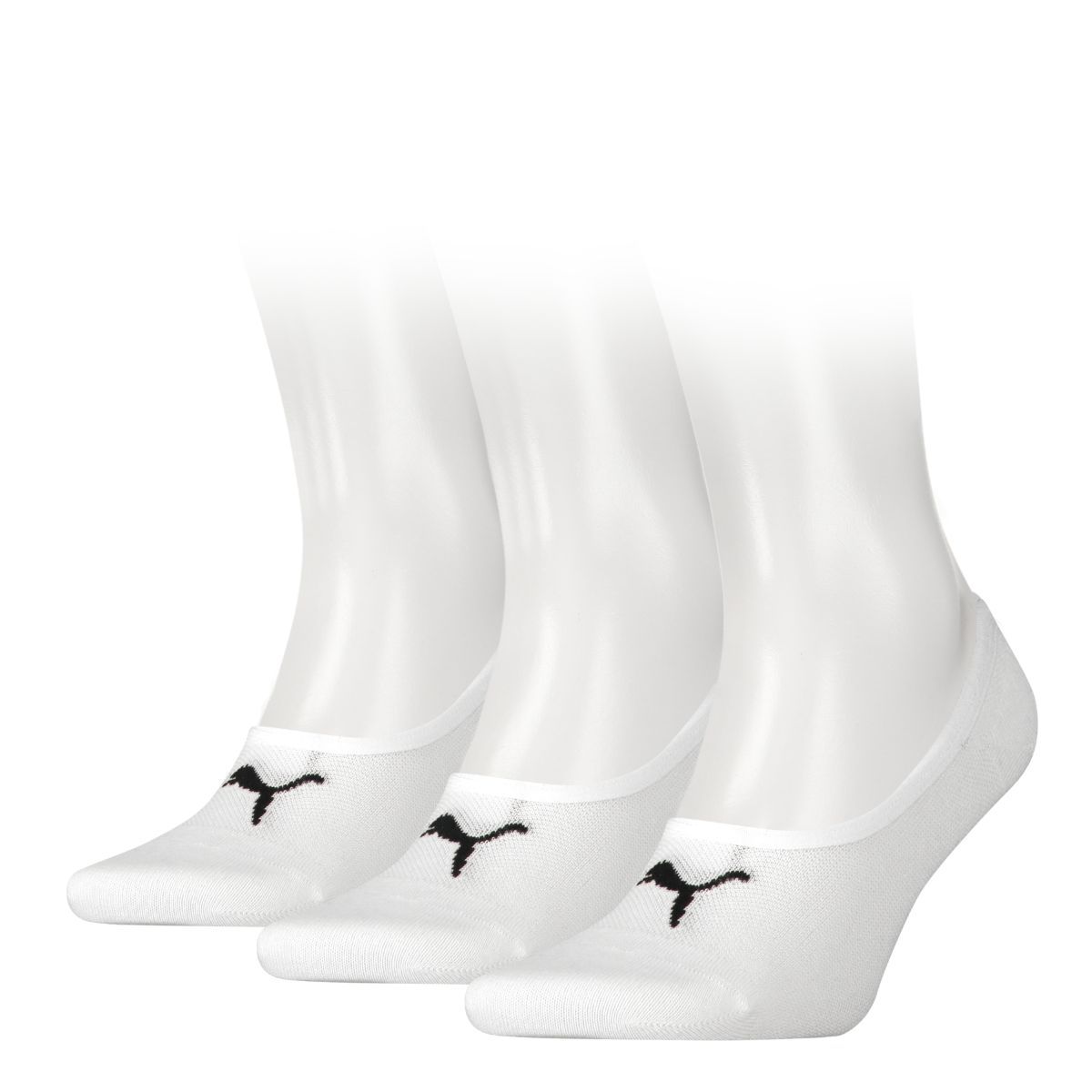 Puma Footies Sokken 3-pack Wit