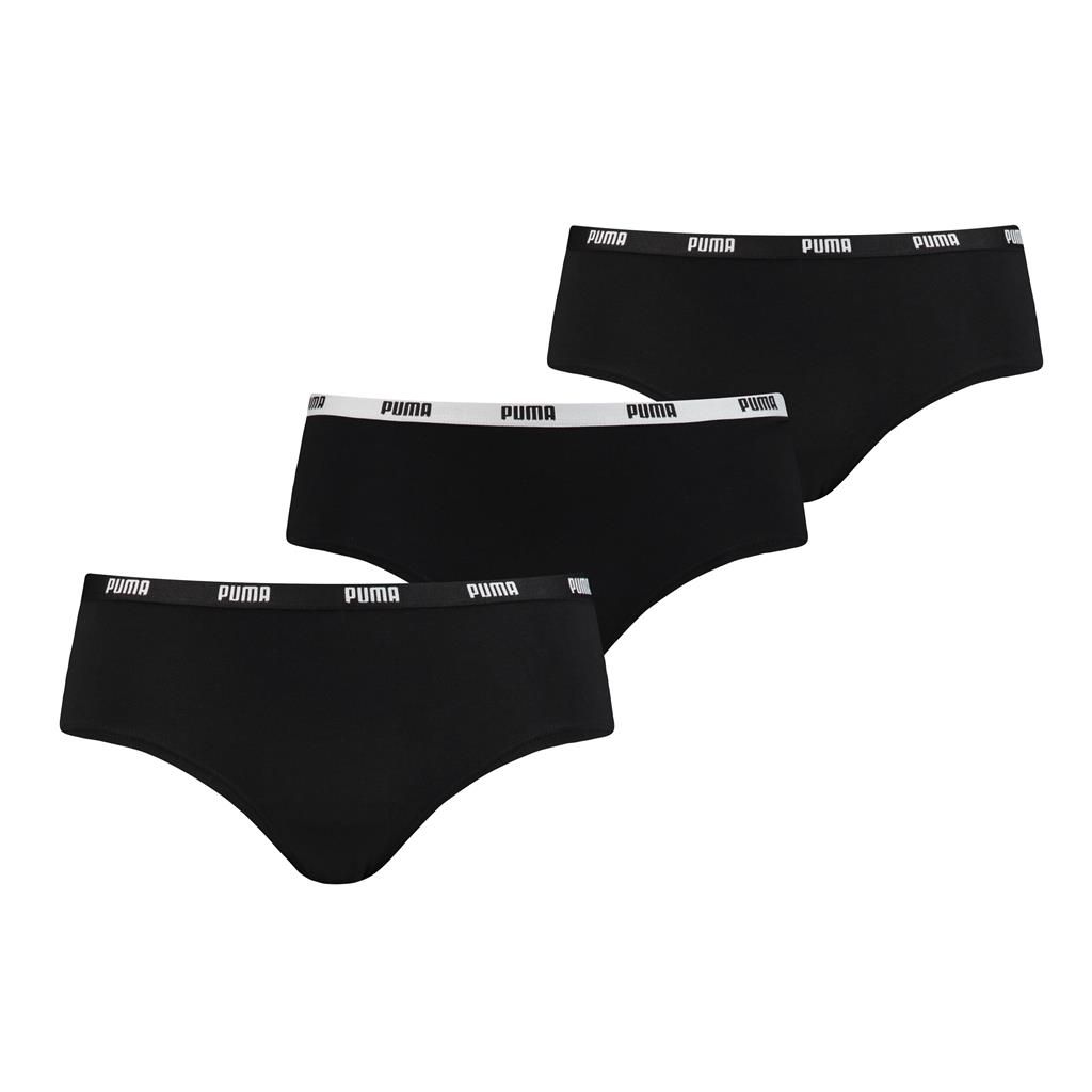 Puma Hipster Dames Zwart 6-Pack
