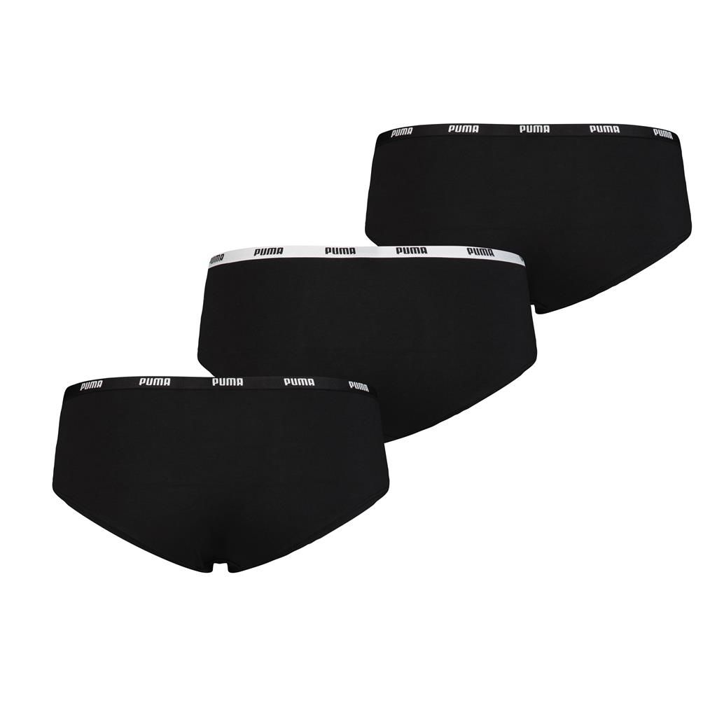 Puma Hipster Dames Zwart 6-Pack